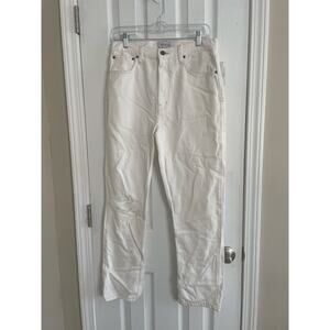 Etica, Finn Slim Straight White Womens Jean, A72